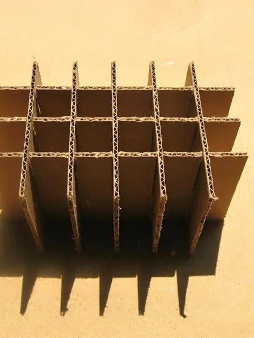 Cardboard Storage Organizer in Brown Like New 25 pack.